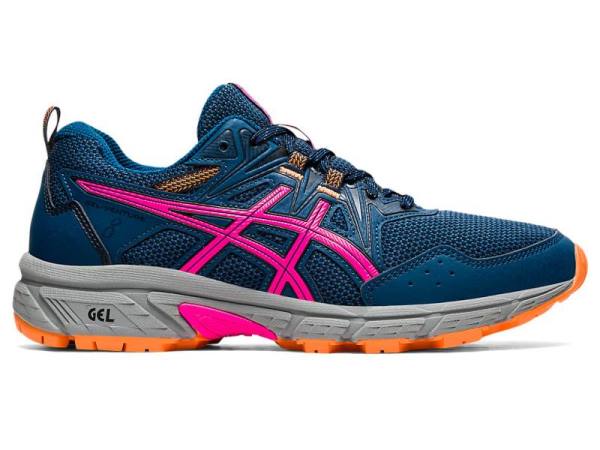 Asics Trailschoenen Dames, GEL-VENTURE Blauw/Roze - Asics Nieuwe Collectie DATE_TIME | B3961254-JN